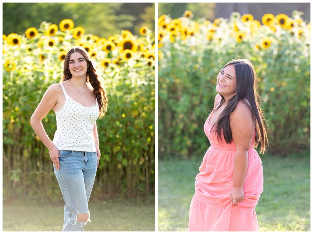 Sunflower mini senior portraits